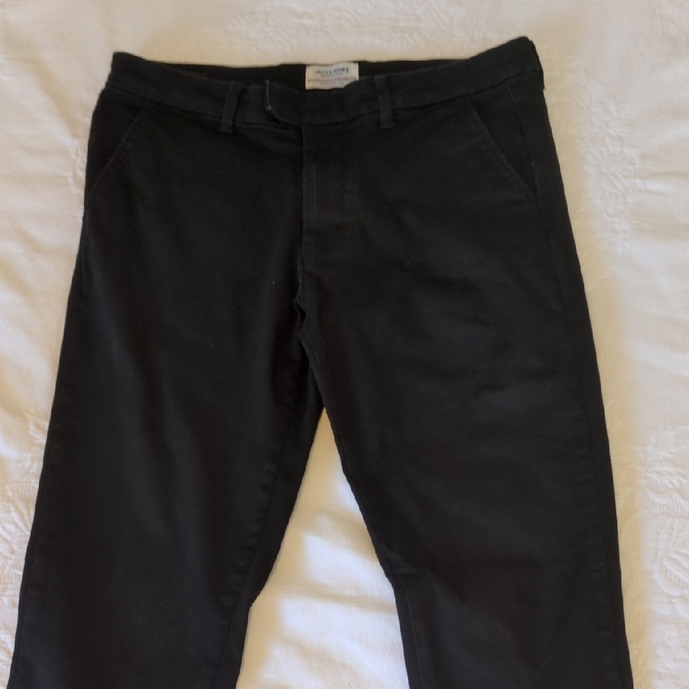 Jack & Jones Black Chinos